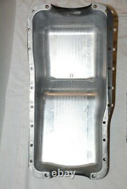 1962-82 SBF Ford Black Aluminum Oil Pan Retro Finned Front Sump 260 289 302