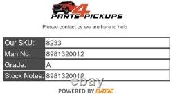 2015 Isuzu D-max Utah Engine Oil Sump Pan 2012-2021 8981320012