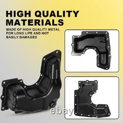 2x Engine Oil Sump Pan for Vauxhall Combo Peugeot 2008 208 3008 Opel 9819044080