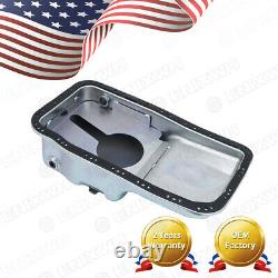 4 Quart Baffled Oil Pan for Acura & Honda Civic Integra B16 B18C B18B Steel NEW