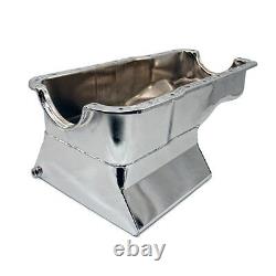 65-87 SBF Ford 7qt Front Sump Chrome Drag Race Oil Pan Small Block 260 289 302