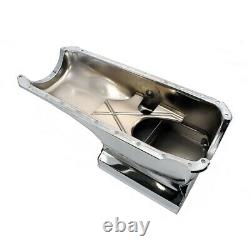 65-90 Big Block Chevy 454 Chrome Drag Race Style 6qt Oil Pan 396 402 427 BBC