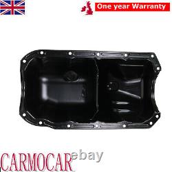 8mm Holes Engine Oil Sump Pan For Fiat Punto 1.2L 8v 1994-2007 Petrol Steel New