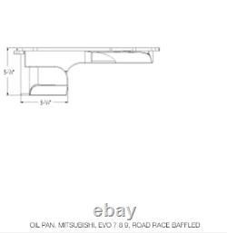 AMS Performance Moroso Wet Sump Oil Pan For Mitsubishi 03-06 Evo 8/9