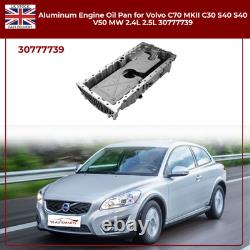 A-Premium Oil Sump Pan for Volvo C30 06-12 V50 04-12 C70 S40 II 2.4 2.5 30777739