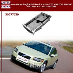 A-Premium Oil Sump Pan for Volvo C30 06-12 V50 04-12 C70 S40 II 2.4 2.5 30777739
