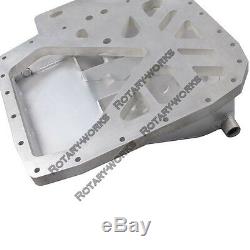 Alum Rear Sump Oil Pan for Mazda RX7 FC 13B Rotary Engine for Datsun 510 Swap