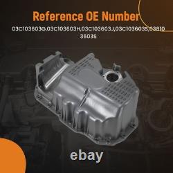 Aluminium Engine Oil Sump Pan for VW Polo/Golf 1.4 1.6 2002-2009 03C103603S