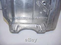 Aluminum SB Chevy Dry Sump Oil Pan With Two Pickups for 1 Piece Rear Seal PPP4
