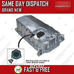 Audi A3 1.6 1.9tdi 19962003 Engine Oil Sump Pan With Blanking Plate 038103601na