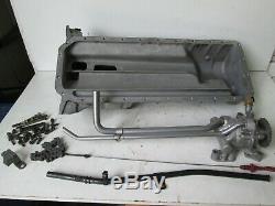 BMW E36 M3 3.2 evo S50B32 twin oil pump with sump pan dip stick tube bolts 3
