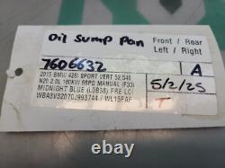 BMW F31 F32 F33 1 -5 Series Oil Sump Pan 7606632 5/2/25 X1F1