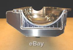 Bb Chevy Aluminum Wet Sump Oil Pan 20385-b/rl Billet Rail Pro Series