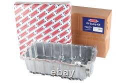 Borg & Beck Engine Oil Sump Pan Aluminium fits Seat Leon 2005-2012 1.6 BSP1023
