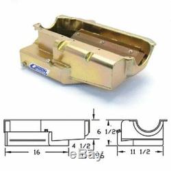 CANTON 11-196 Circle Track Wet Sump Oil Pan For Pre-85' Small Block Chevy