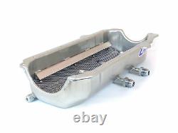 Canton 12-103 Oil Pan Small Block Chevy Pre-85 Dry Sump W Left Side Pickup Exits