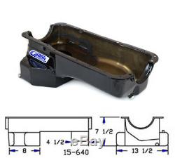 Canton 15-640BLK Oil Pan For Ford 289-302 Fox Body Mustang Rear T Sump Street