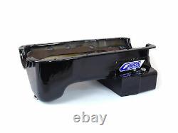 Canton 15-690BLK Oil Pan For Ford 351W Fox Body Mustang Rear T Sump Street Pan