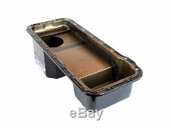 Canton 16-870 Oil Pan Ford 332 428 FE Ford Deep Rear Sump Truck Oil Pan Black