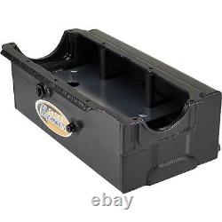 Dan Olson Racing WS350KAB Aluminum Wet Sump SBC Oil Pan, Black