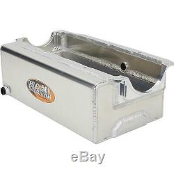 Dan Olson Racing WS350KA Aluminum Wet Sump SBC Oil Pan, Uncoated