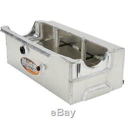 Dan Olson Racing WS350KA Aluminum Wet Sump SBC Oil Pan, Uncoated