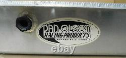 Dan Olson SB Chevy Alum Dry Sump Oil Pan, Billet Ends, 3 Pickups, 6 1/2 Deep