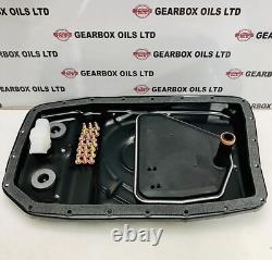 Discovery 3 4 Zf 6hp26/28 Auto Gearbox Metal Sump Pan Filter Gasket & 7l Oil Kit