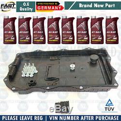 FOR BMW 320d 330d 335d AUTOMATIC TRANSMISSION GEARBOX SUMP PAN FILTER 8L OIL KIT