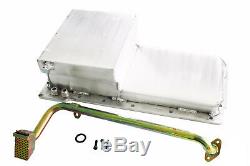 Fabricated Aluminum Rear Sump Oil Pan with Pick-up Chevy V8 Swap GM LS LS1 LS2 LS6