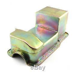 Fits Ford SB 289 302 Windsor Fox Body Fabricated Dual Sump Oil Pan