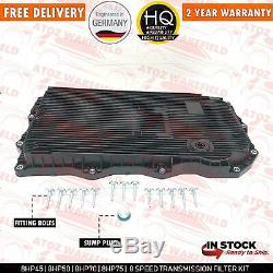 For Bmw X5 8hp Automatic Transmission Gearbox Sump Pan Filter & 8l Oil Kit