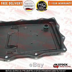 For Bmw X5 8hp Automatic Transmission Gearbox Sump Pan Filter & 8l Oil Kit