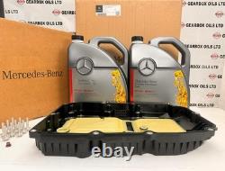 Genuine Mercedes 9g Tronic Automatic Gearbox Oil 10l Hybrid Sump Pan Filter Kit