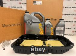 Genuine Mercedes 9g Tronic Automatic Gearbox Oil 7l Hybrid Sump Pan Filter Kit