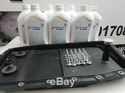 Genuine bmw zf 6hp26 automatic transmission gearbox pan sump filter 5L oil kit