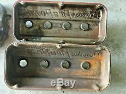 HEMI 331 354 392 Valve Covers (2) Center Sump Oil Pan Front Timing Cover