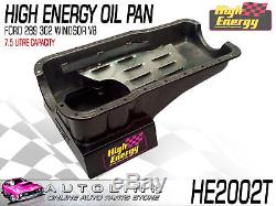 High Energy Engine Oil Sump Pan Suit Ford 289 302 Windsor V8 Falcon Xr Xt Xw Xy