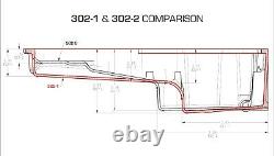 Holley 302-1 Chevy LS Swap Retro-Fit Rear Sump Aluminum Oil Pan 55-87 Cars Truck