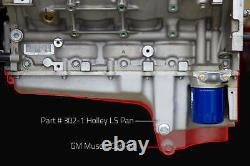 Holley 302-1 Chevy LS Swap Retro-Fit Rear Sump Aluminum Oil Pan 55-87 Cars Truck