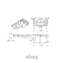 Holley 302-20 Chevy LT Swap Retro-Fit Rear Sump Aluminum Oil Pan & Pickup Tube