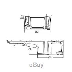 Holley 302-2 Chevy LS Swap Retro-fit Rear Sump Aluminum Oil Pan