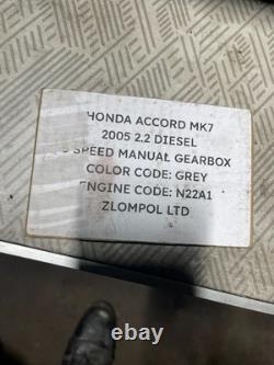 Honda Accord Mk7 2005 2.2 Diesel N22A1 Oil Sump Pan