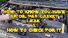 How To Know You Have An Oil Pan Gasket Leak U0026 How To Check For It