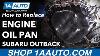 How To Replace Engine Oil Pan 04 08 Subaru Outback