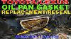 How To Replace Toyota Lexus Oil Pan Gasket Is300 Gs300 Oil Pan Removal 2jz Ge Oil Sump Seal