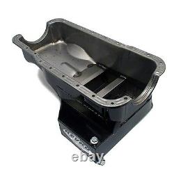 KEVKO F102 Ford Front Sump Drag Style Oil Pan SBF 351W 7qt Capacity With Baffling