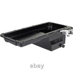 LS Swap Conversion Low Profile Oil Pan, OEM Filter Location Black