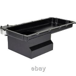 LS Swap Conversion Low Profile Oil Pan, OEM Filter Location Black