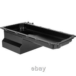 LS Swap Conversion Low Profile Oil Pan, OEM Filter Location Black